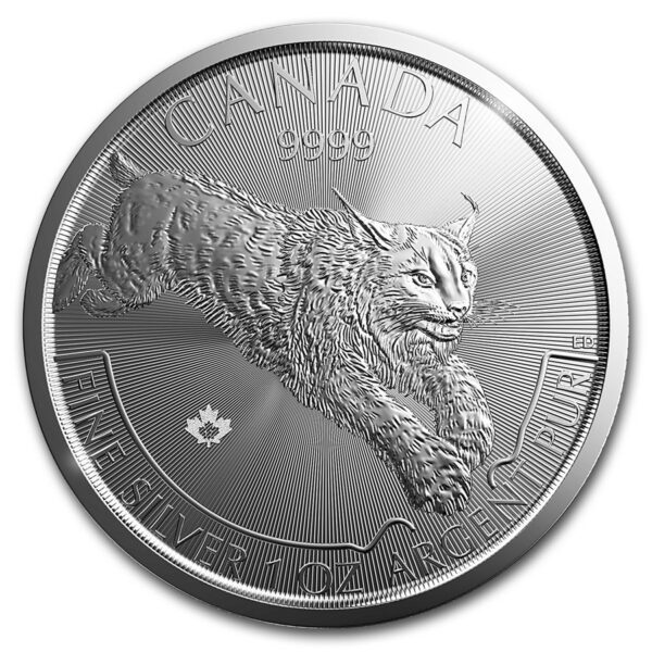 Royal Canadian Mint Stříbrná mince Rys Predator 1 Oz 2017