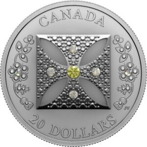 Royal Canadian Mint Stříbrný diamantový diadém královny Alžběty II