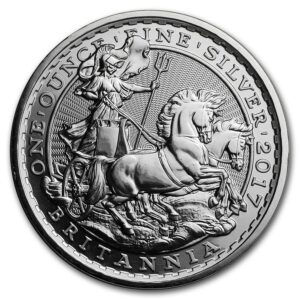 Royal Mint 2017 Velká Británie  Britannia (20th Anniv Chariot) 1 Oz