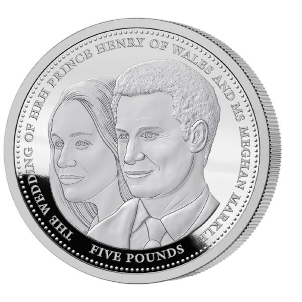 Royal Mint 2018  královská svatba (w / box & COA)-prince Henry a Megan Markle