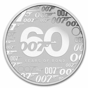 Royal Mint 60 let  James Bond 007 1 Oz