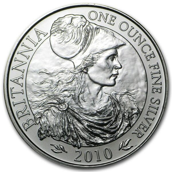 Royal Mint Mince-2008 Velká Británie 1 oz Silver Britannia BU