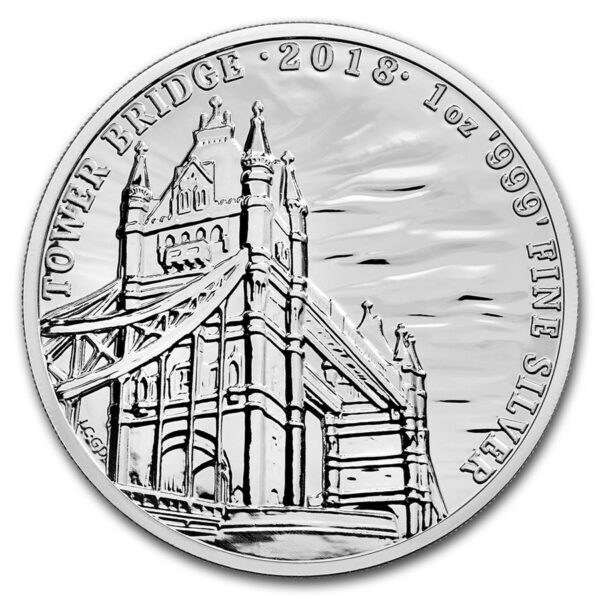 Royal Mint Mince :2018  1 oz památky Británie (Tower Bridge)