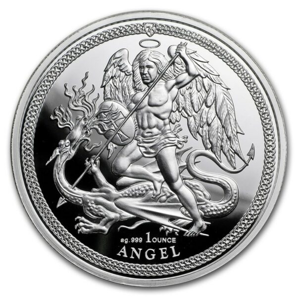 Royal Mint Mince - 2018  Isle of Man 1 oz  Anděl