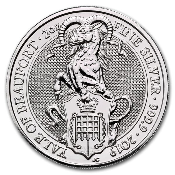 Royal Mint Queen's Beasts The Yale  2 Oz