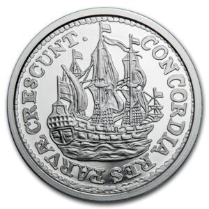 Royal Mint Stříbrná loď Šilink 1 oz