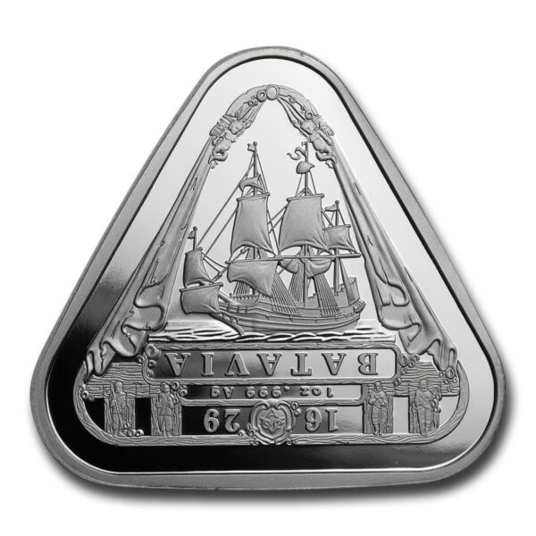 Royal Mint Trojúhelníková mince- Loď Batavia
