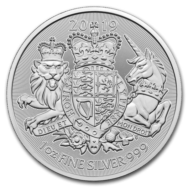 Royal Mint Velká Británie Royal Arms BU 1 oz