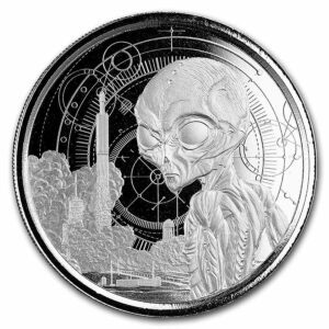 Scottsdale Mint 2021 Ghanská republika  Space Alien 1 Oz