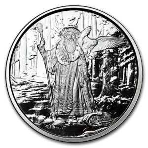 Silver Shield Mince-1 oz Stříbrná keltská kultura (Merlin)