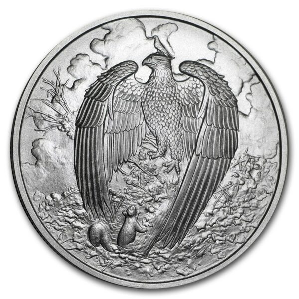 Silver Shield Mince : 1 oz Stříbro- severské stvoření: Velký orel BU