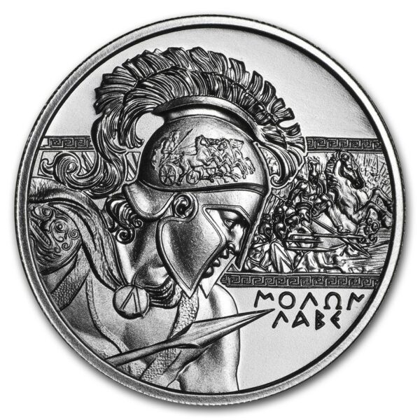 Silver Shield Mince :2 oz Stříbro - Molon Labe