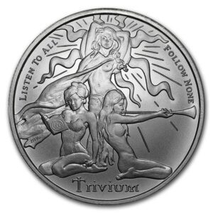 Silver Shield Mince : 2018 1 oz stříbrná mince - Trivium dívky