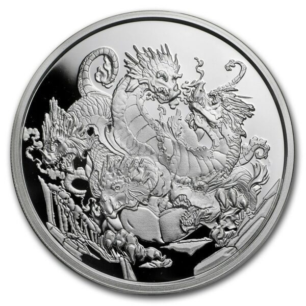 Silver Shield Mince 2018  : 1 oz Stříbro - vzácné elementy (Hydra)