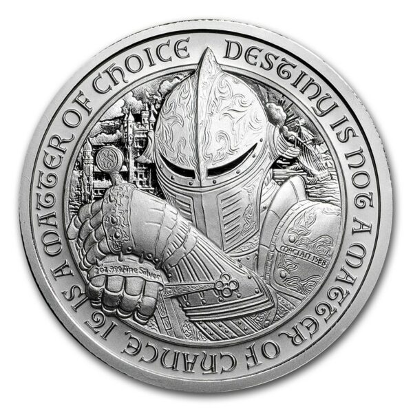 Silver Shield Mince : 2018 2 oz Stříbra - Destiny Knight: Raven