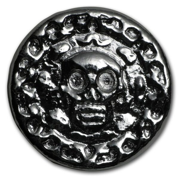 Silver Shield Mince : 25 gramů stříbrné kolo  - Plata Muerta