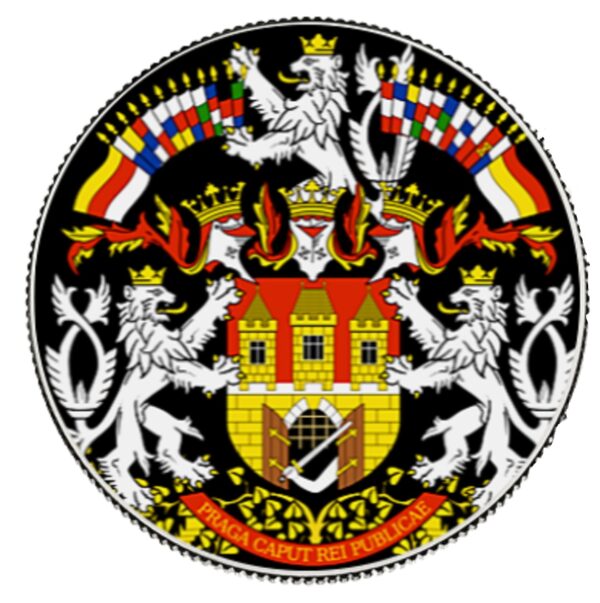 Silver Shield Znak hlavního města Prahy 1 Oz