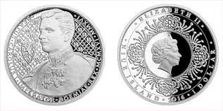 Stříbrná medaile 1 NZD Karel I. proof