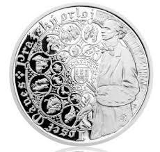 Stříbrná medaile Staroměstský orloj - Býk proof