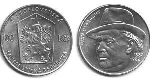 Stříbrná mince 1982 100. výročí narození Ivana Olbrachta