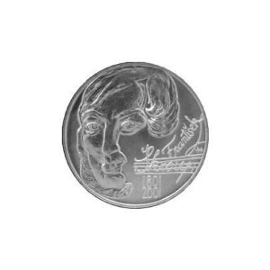 Stříbrná mince 200 Kč František Škroup 200. výročí narození 2001 Standard