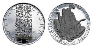 Stříbrná mince 200 Kč Jean Baptiste Gaspard Deburau 200. výročí narození 1996 Standard