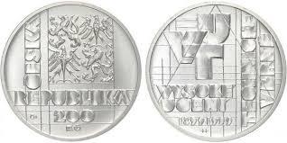 Stříbrná mince 200 Kč Založení Vysokého učení technického v Brně 100. výročí 1999 Standard