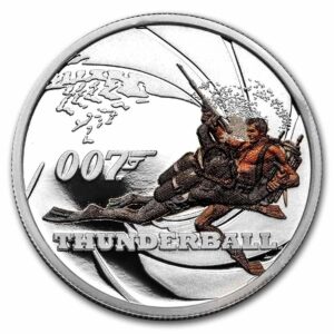 The Perth Mint Australia 007 James Bond Film: Thunderball 1/2 oz