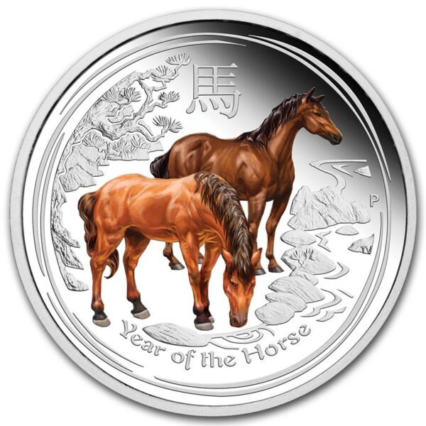 The Perth Mint Australia 2014 Australia 1 oz Lunar Kuň Proof