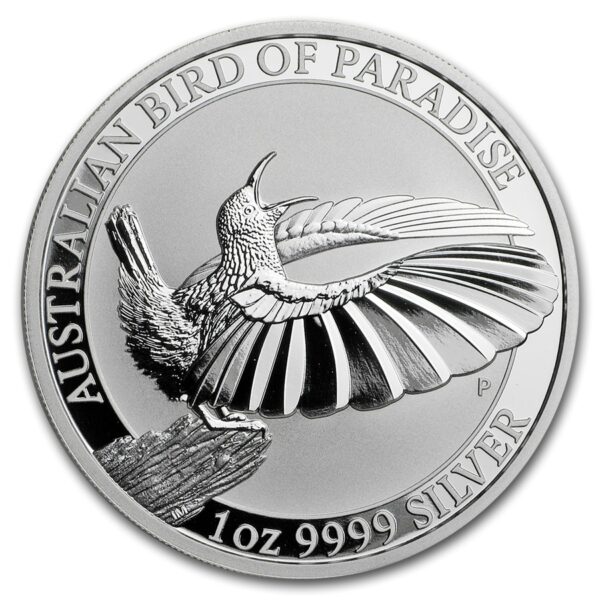 The Perth Mint Australia 2018 AUS  Bird of Paradise Victoria Riflebird 1 oz
