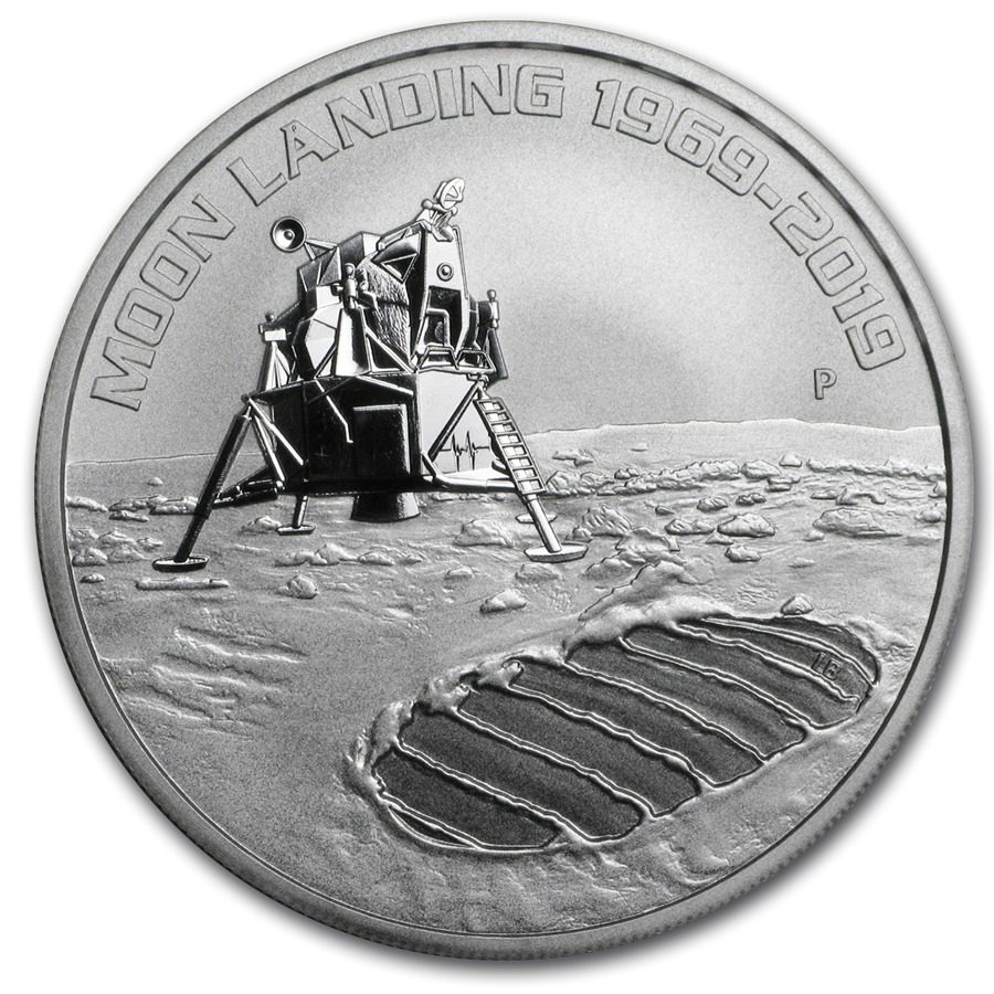 The Perth Mint Australia 2019 Austrálie 1 oz  výročí  přistání na Měsíci