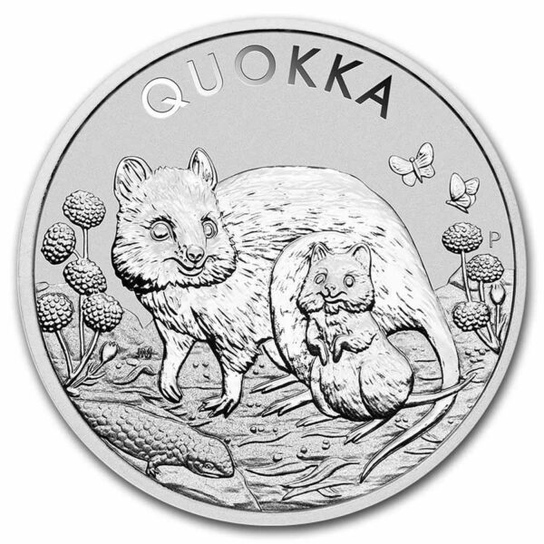 The Perth Mint Australia 2021 Austrálie  Stříbrná australská Quokka BU 1 Oz