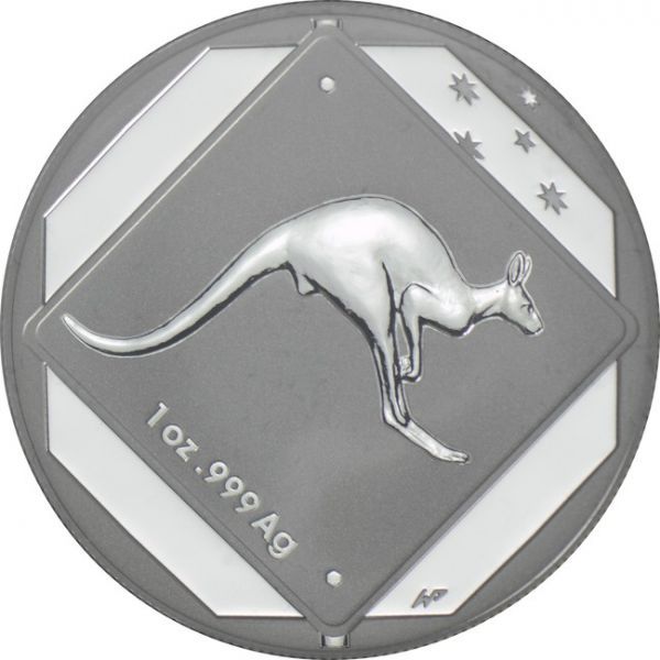 The Perth Mint Australia Klokan dopravní značka 1 oz