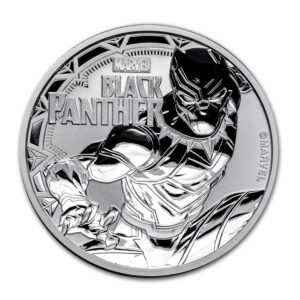 The Perth Mint Australia Mince-2018 Tuvalu 1 oz  $ 1 Marvel Serie BLACK PANTHER