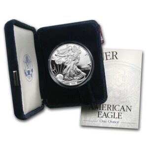 UNITED STATES MINT 1 oz proof American Silver Eagle (Náhodný rok