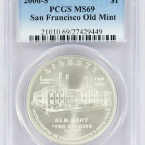 UNITED STATES MINT 2006 S San Francisco Old Mint Commemorative Dollar MS69 PCGS  26