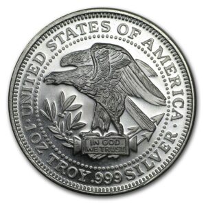 UNITED STATES MINT Mince : 1 oz stříbro - severozápadní územní mincovna obchodní jednotka