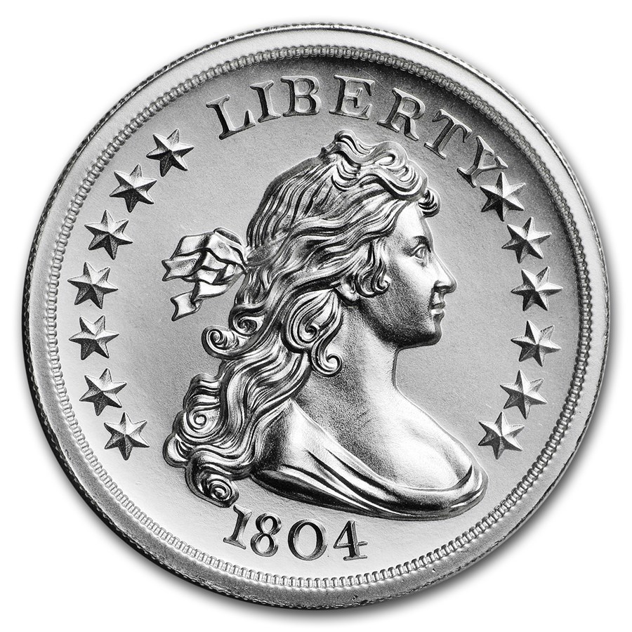 UNITED STATES MINT Stříbrný americký dolar 1804 NOVORAŽBA 2 Oz ( 62
