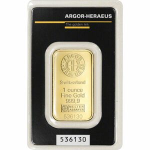 Argor Heraeus Gold  zlatý slitek  1g