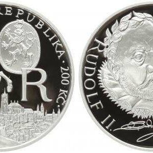 Česká mincovna Rudolf II. 400. výročí úmrtí 2012 Proof