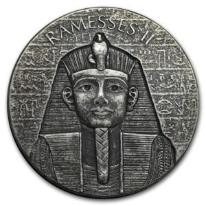 Royal Mint Ramesses II-2017 Republika Čad 2 oz Stříbro