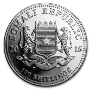 Stříbrná mince Slon africký Somálsko 1 Oz