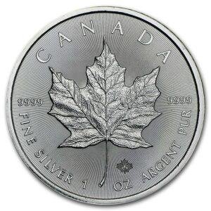 The Royal Canadian Mint Stříbrná mince Maple Leaf 1 Oz