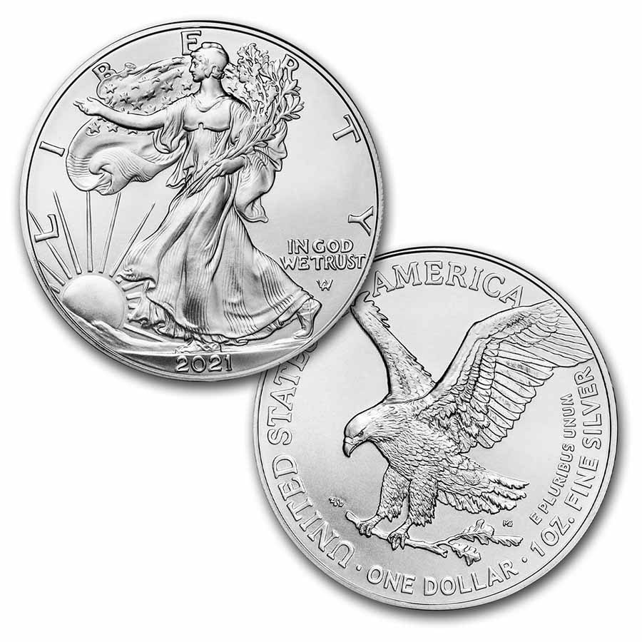 U.S. Mint American Silver Eagle BU (typ 2) 1 Oz