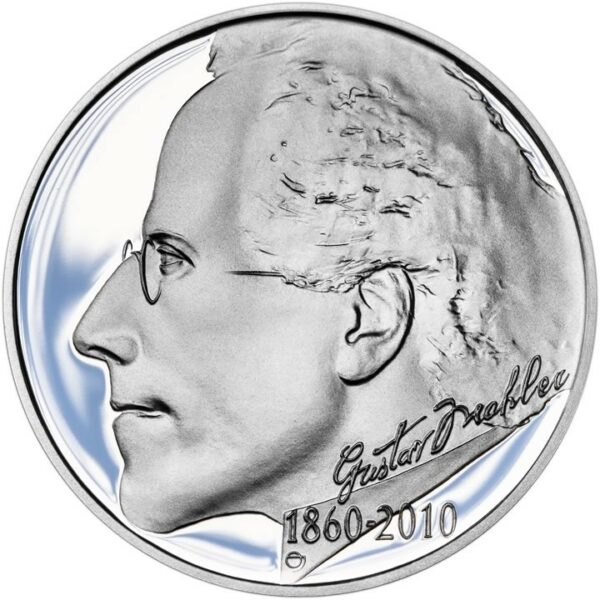 Česká mincovna Mince 200 Kč - 150. výročí narození Gustava Mahlera 2010 Proof