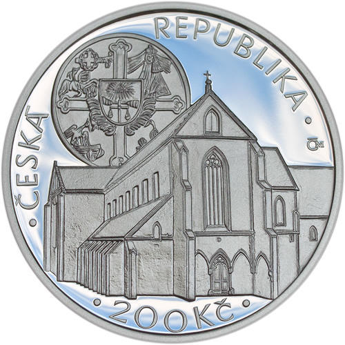 Česká mincovna Mince 200 Kč 2013 - 750. výročí založení kláštera Zlatá Koruna