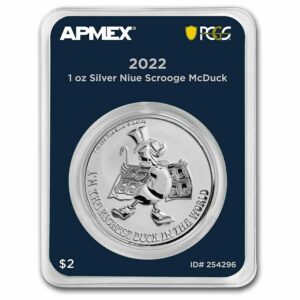 New Zealand Mint Mince 2 $ Scrooge McDuck (MD® Premier + PCGS FS) 1 oz