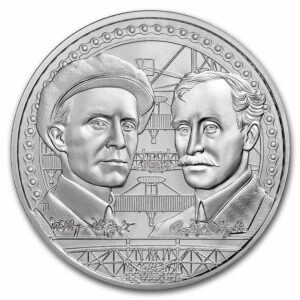 New Zealand Mint Mince Bratři Wrightové 1 oz
