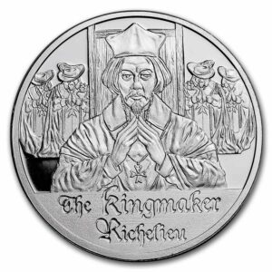 Osborne Mint Mince Tři mušketýři - Kardinál Richelieu Proof 1 oz