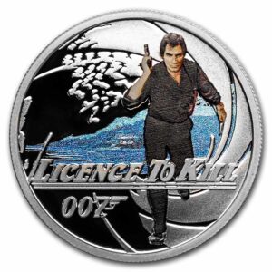Perth Mint Mince 2022 Tuvalu 1/2 oz 007 Licence k zabíjení Jamese Bonda